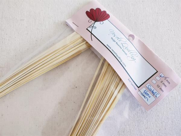 3mm Koyu Sarı Sedefli Quilling Kağıt Şerit