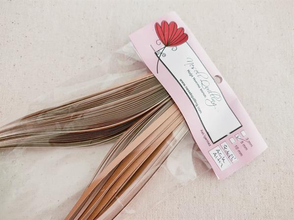 5mm Açık Altın Sarı Quilling Kağıt Şerit