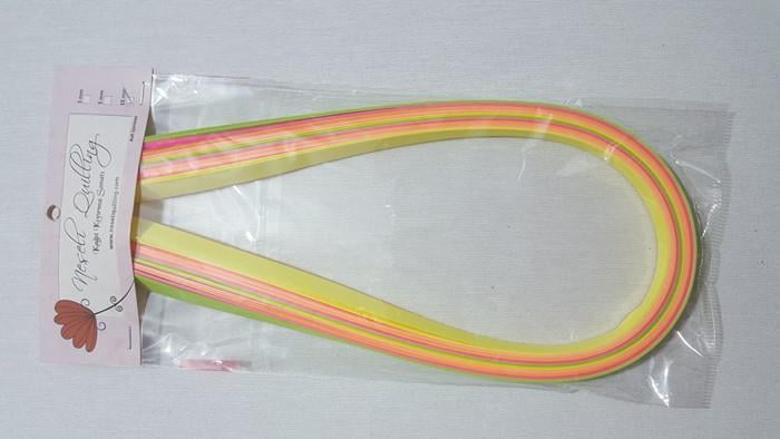 10mm Karışık Neşeli Quilling Kağıt Şerit