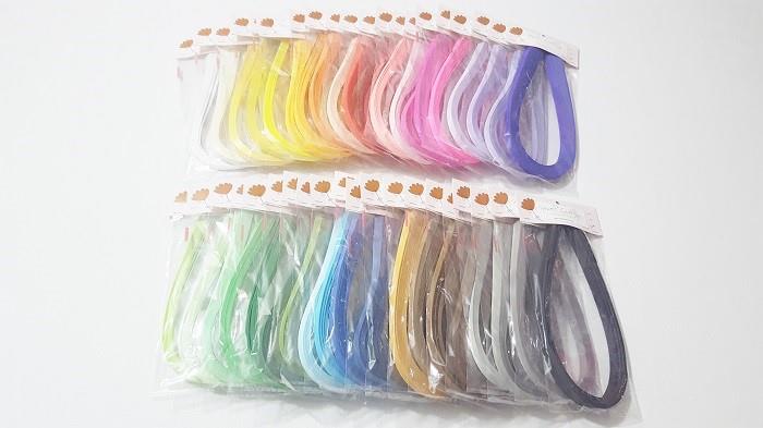 10mm Klasik Renkli Quilling Kağıt Şerit