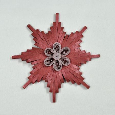 3mm Kırmızı Sedefli Quilling Kağıt Şerit