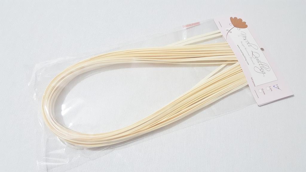 3mm Krem Quilling Kağıt Şerit