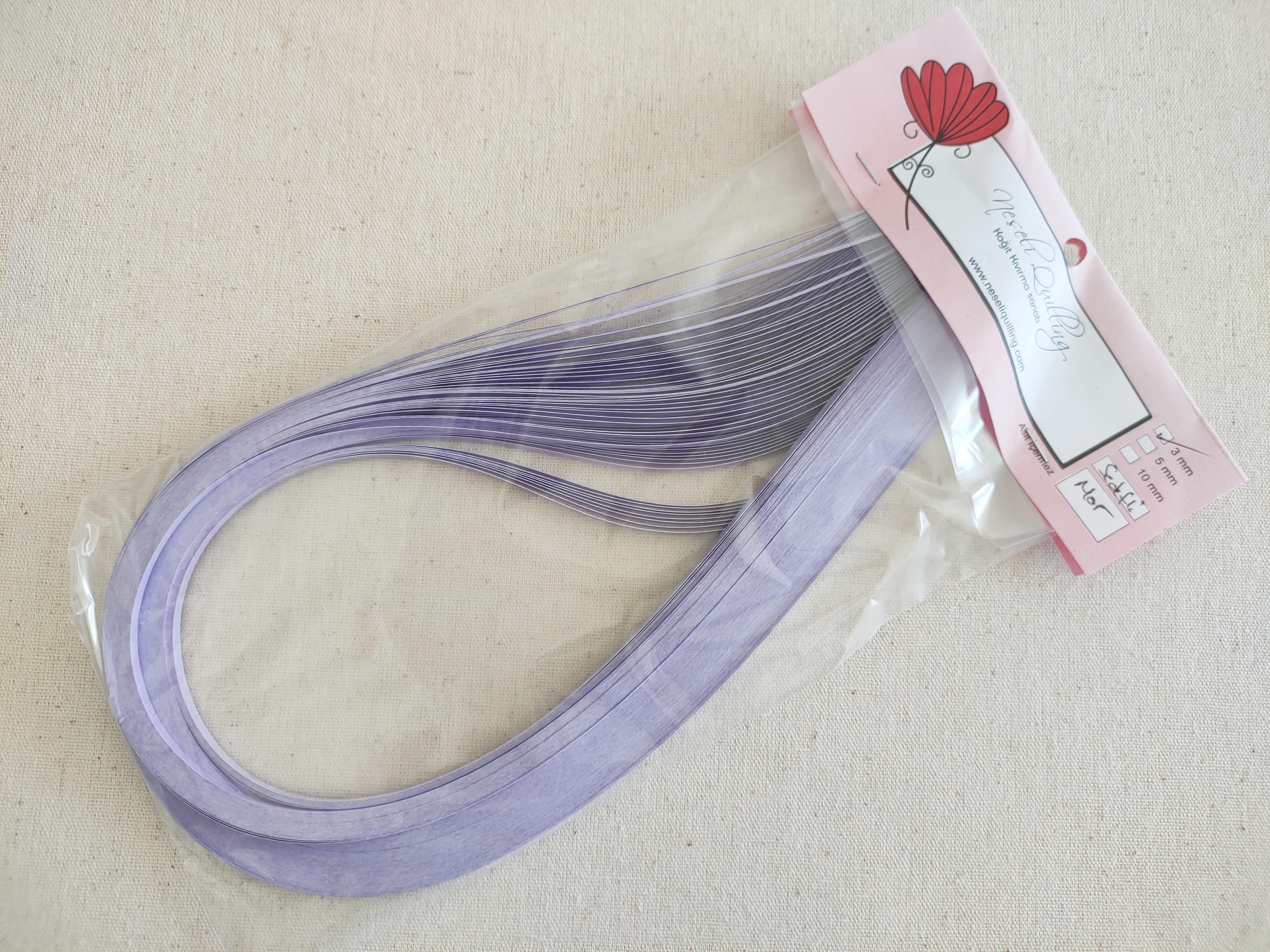 3mm Mor Sedefli Quilling Kağıt Şerit