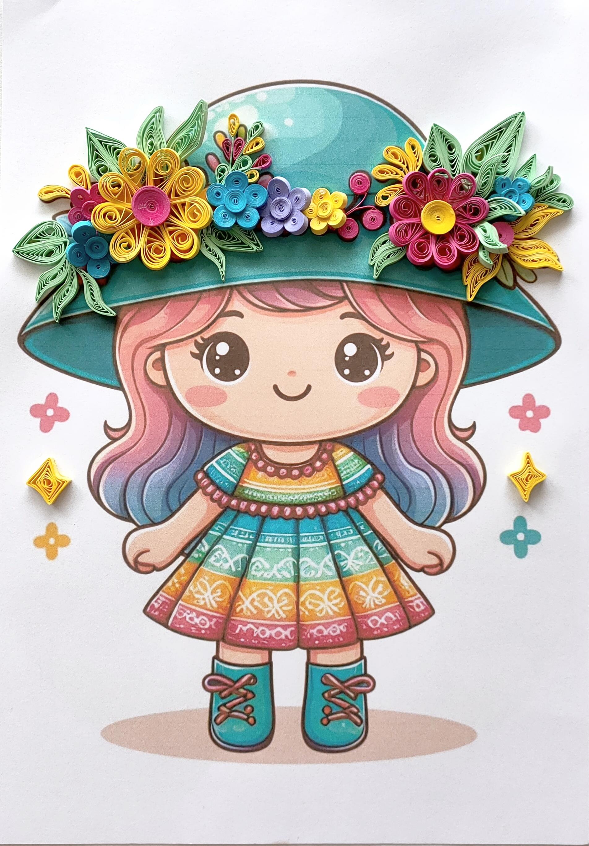 5mm MİNİ KARIŞIK 7 RENKLİ 175 ADET 25CM QUILLING KAĞIT ŞERİT