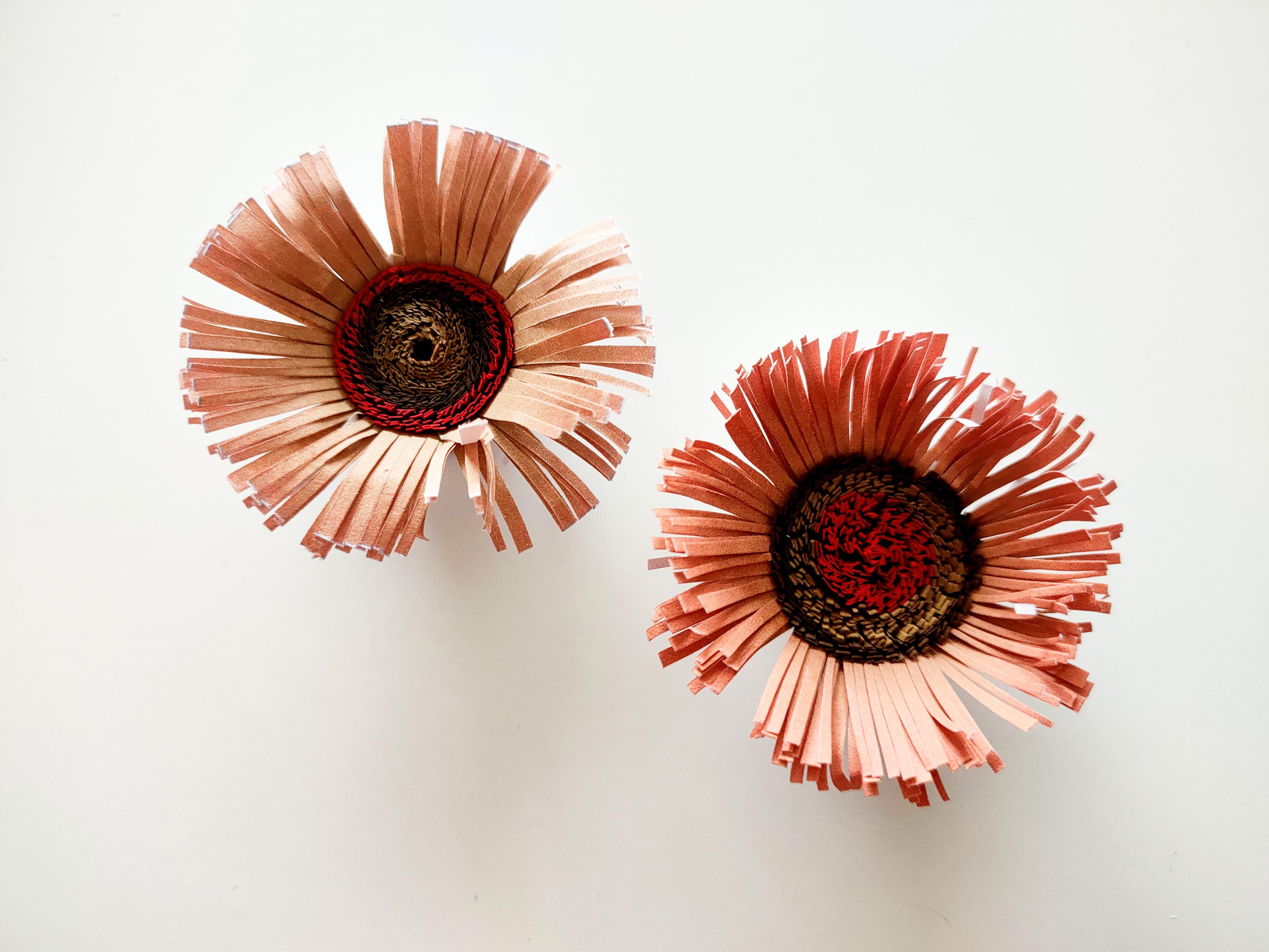 Kahve Renk Geçişli Quillimg Kağıt Seti (Aletli)