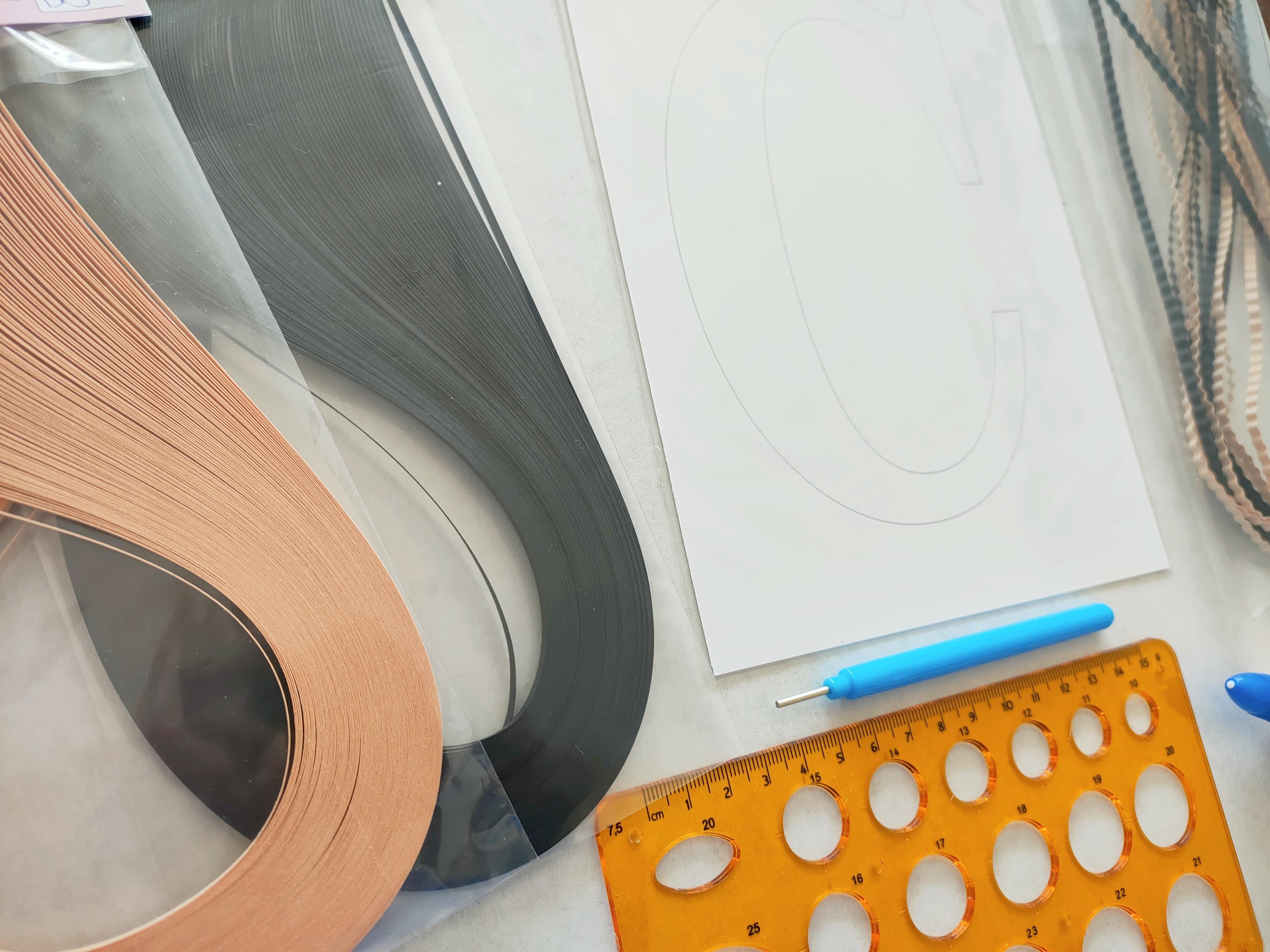 Quilling Ç Harfi VİDEOLU Başlangıç Kiti