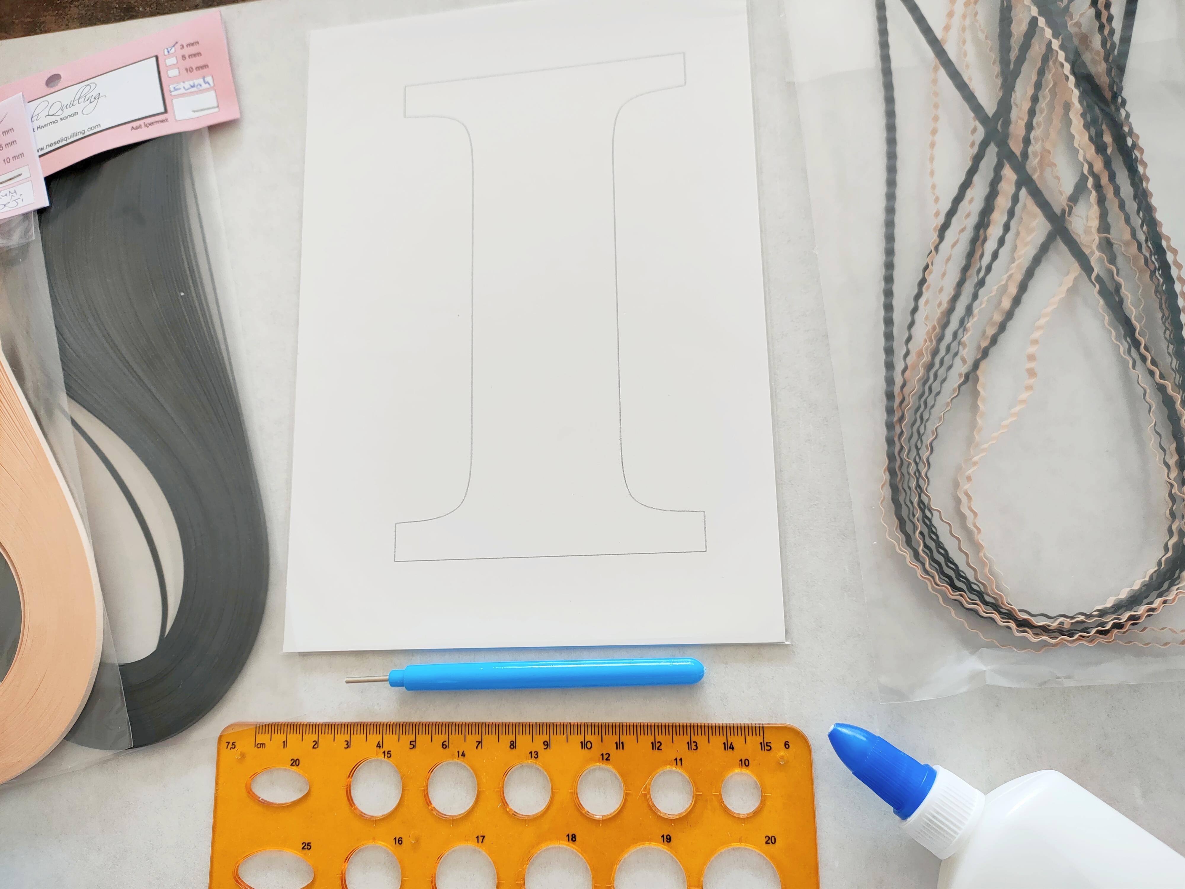 Quilling I Harfi VİDEOLU Başlangıç Kiti