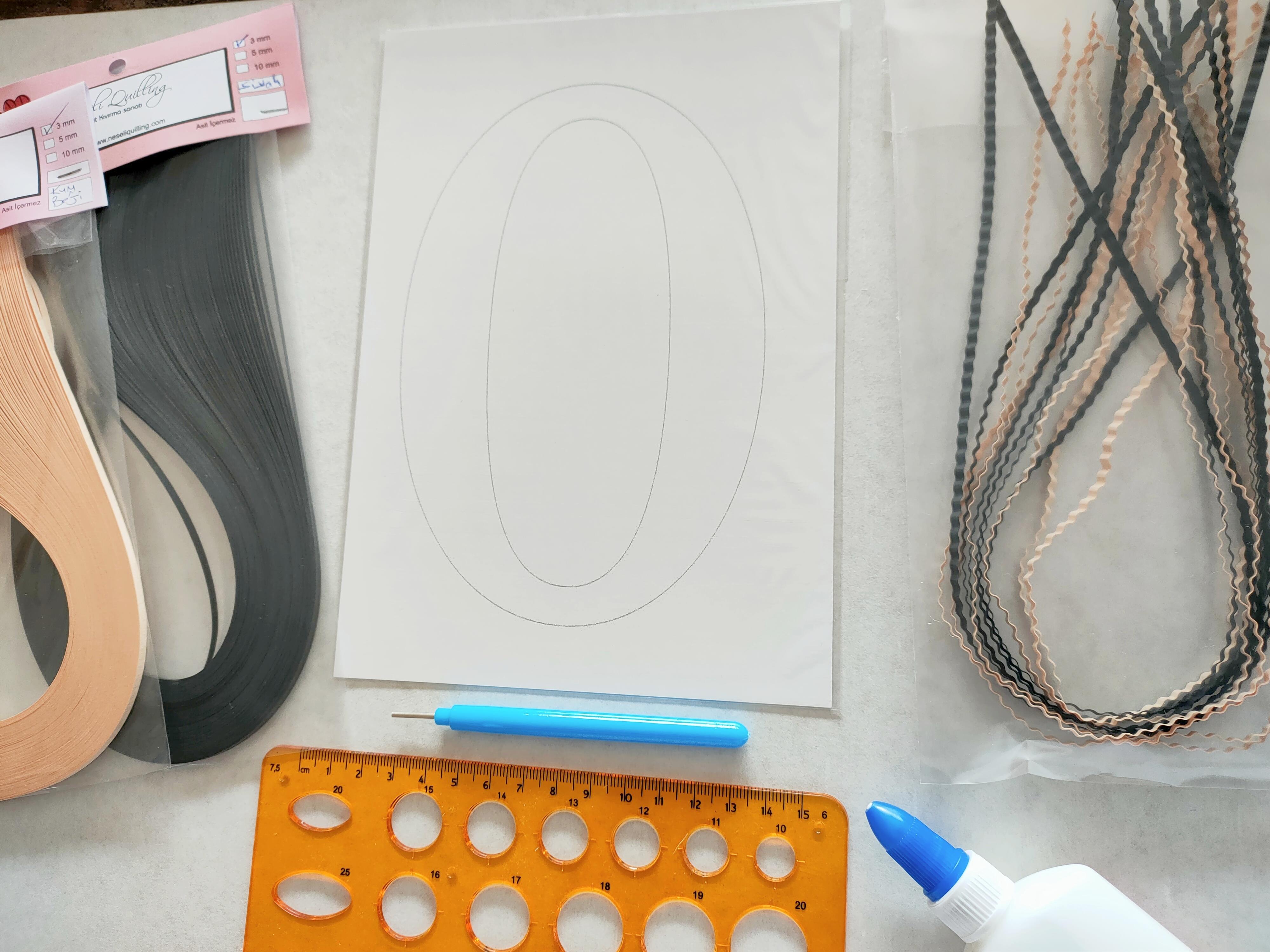 Quilling O Harfi VİDEOLU Başlangıç Kiti