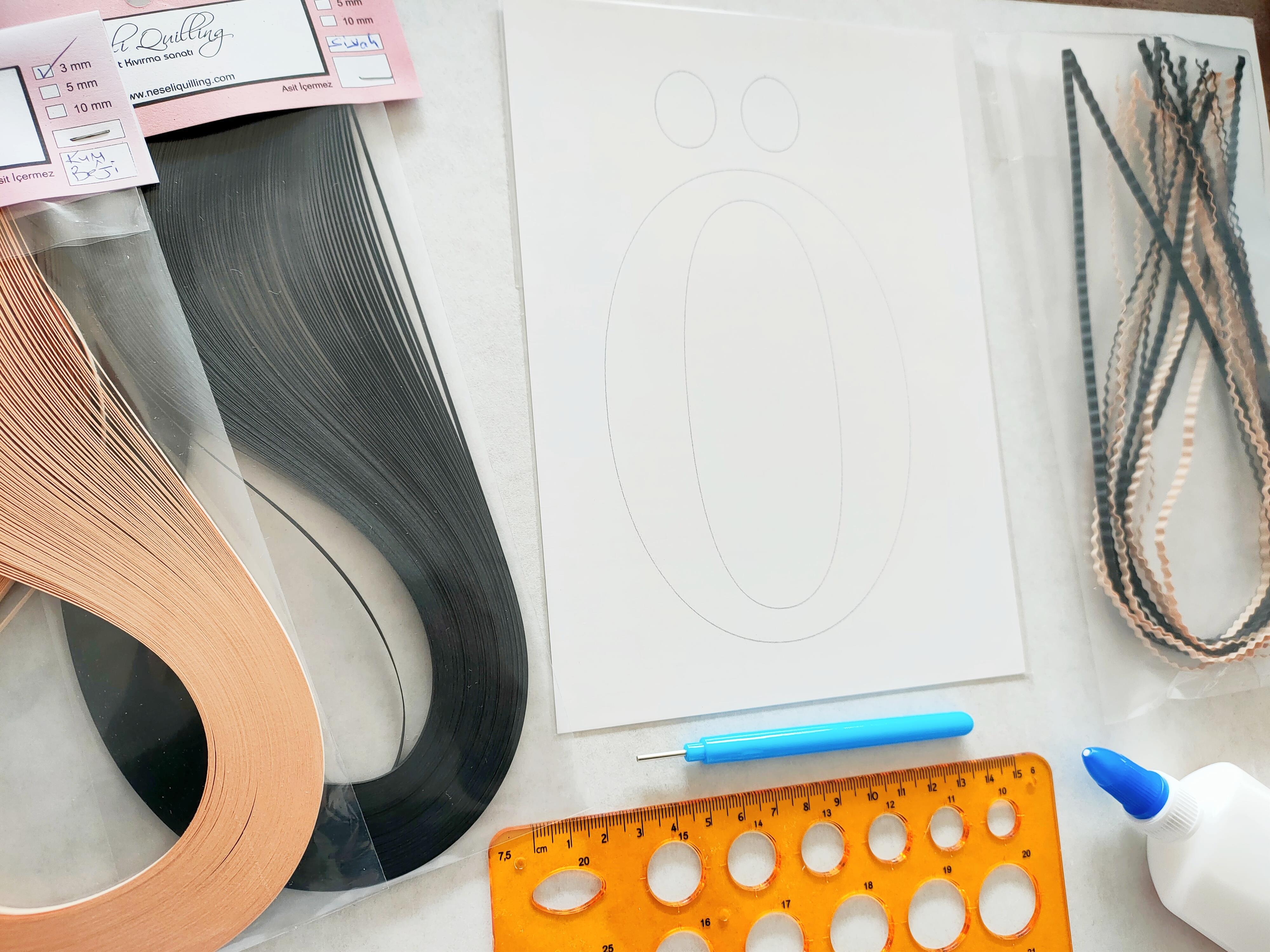 Quilling Ö Harfi VİDEOLU Başlangıç Kiti