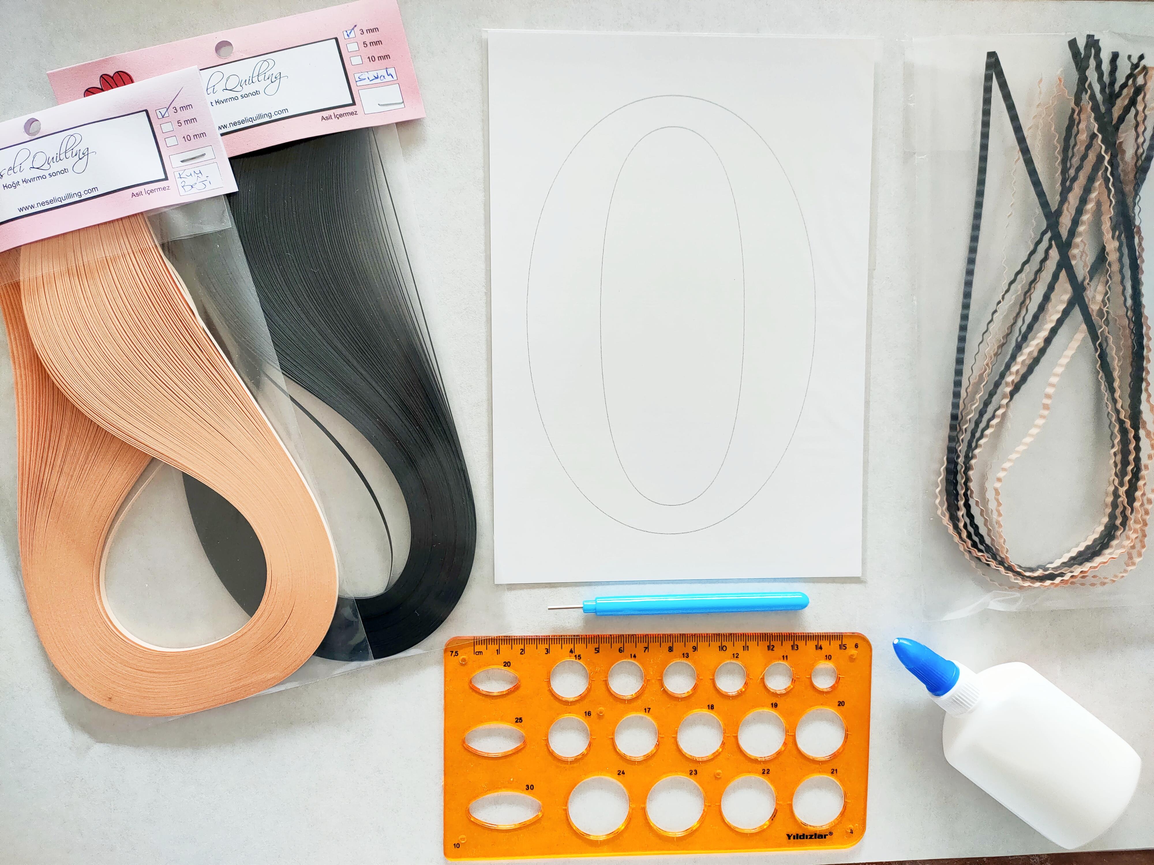 Quilling O Harfi VİDEOLU Başlangıç Kiti