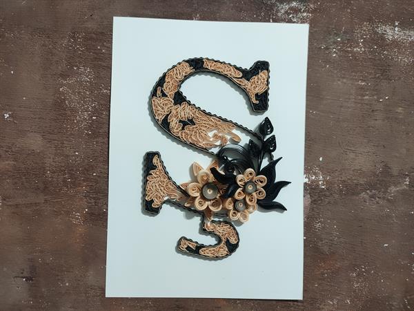 Quilling Ş Harfi VİDEOLU Başlangıç Kiti
