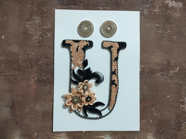 Quilling Ü Harfi VİDEOLU Başlangıç Kiti