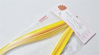 10mm Sarı Renk Tonlu Quilling Kağıt Şerit