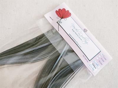 3mm Koyu Gümüş Sedefli Quilling Kağıt Şerit 