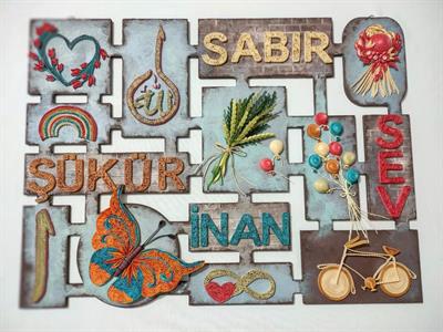 Quilling Harf Şablonu