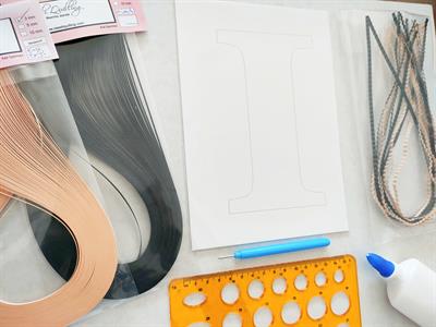 Quilling I Harfi VİDEOLU Başlangıç Kiti