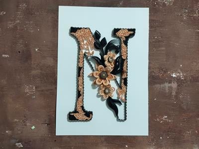 Quilling N Harfi VİDEOLU Başlangıç Kiti