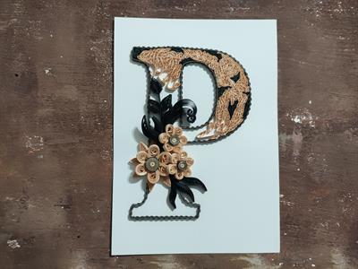 Quilling P Harfi VİDEOLU Başlangıç Seti