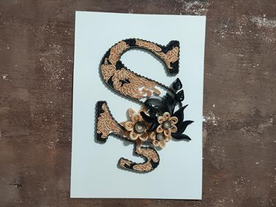 Quilling Ş Harfi VİDEOLU Başlangıç Kiti
