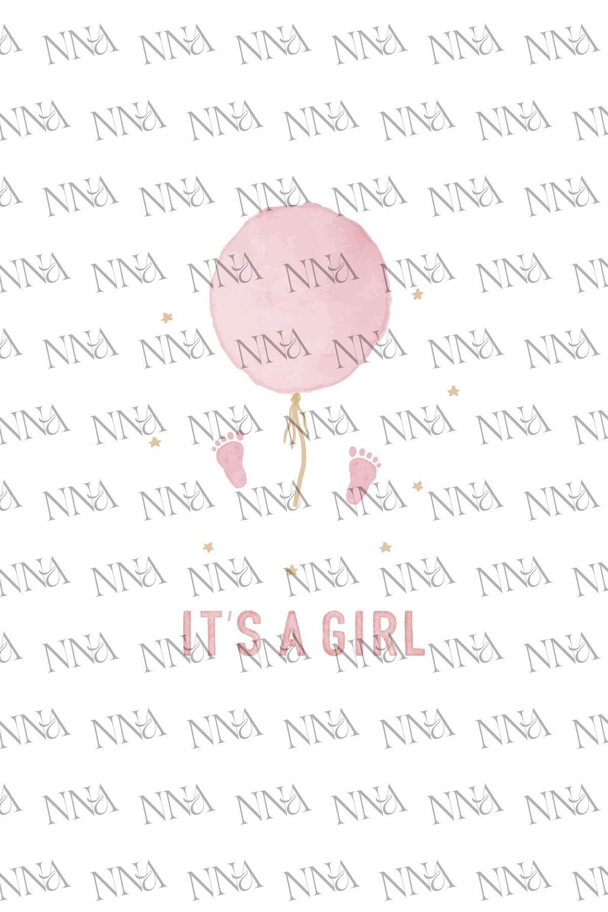 Its a Girl Baskılı Peçete | PGBT133