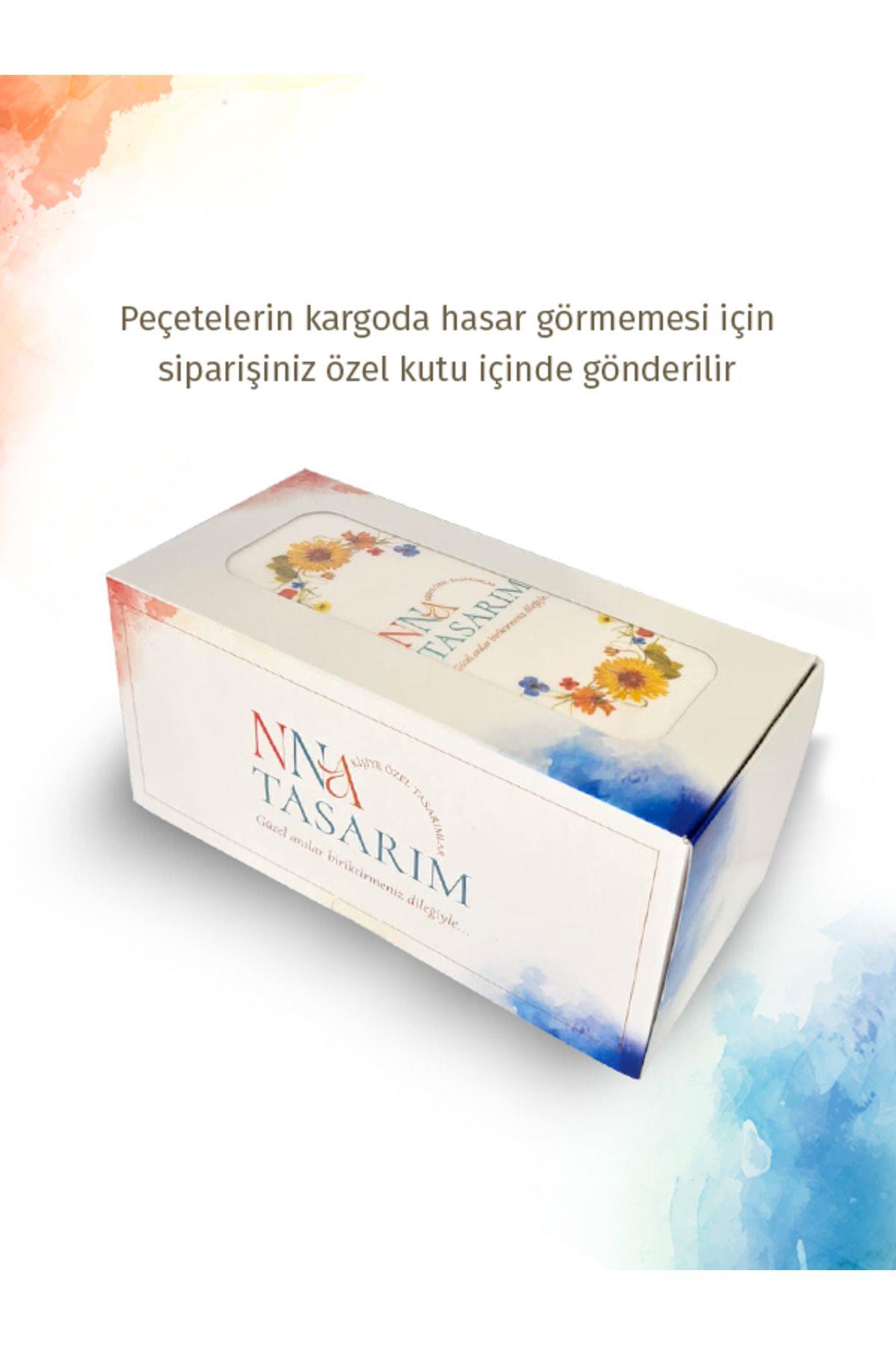 Ayı Teddy Figürlü  Erkek Bebek Mevlidi Peçete |PGBT69