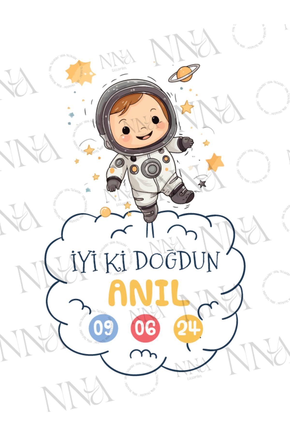 Astronot Figürlü Doğum Günü Peçete | PGBT60