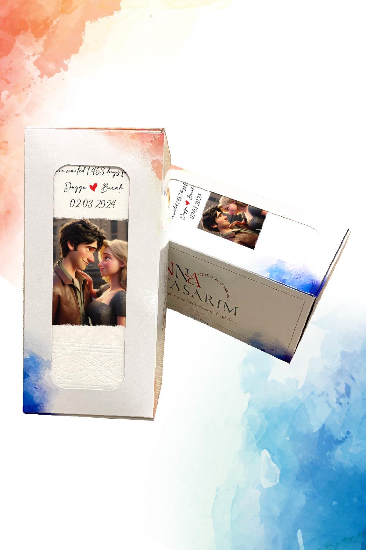 Animasyon Temalı Söz-Nişan Peçete | PGBT80