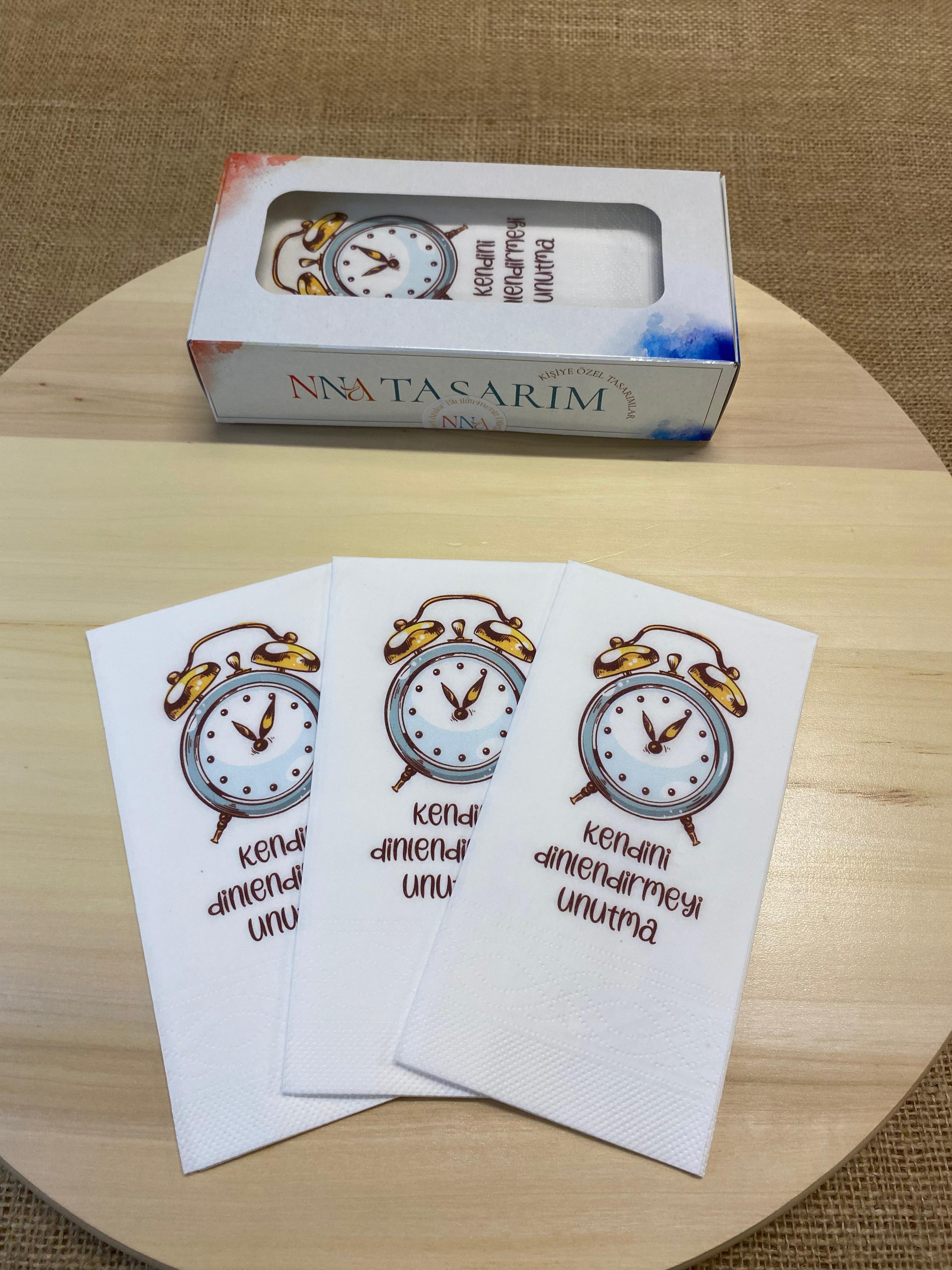 Çalar Saatli Konuşan Peçete | PGBT70