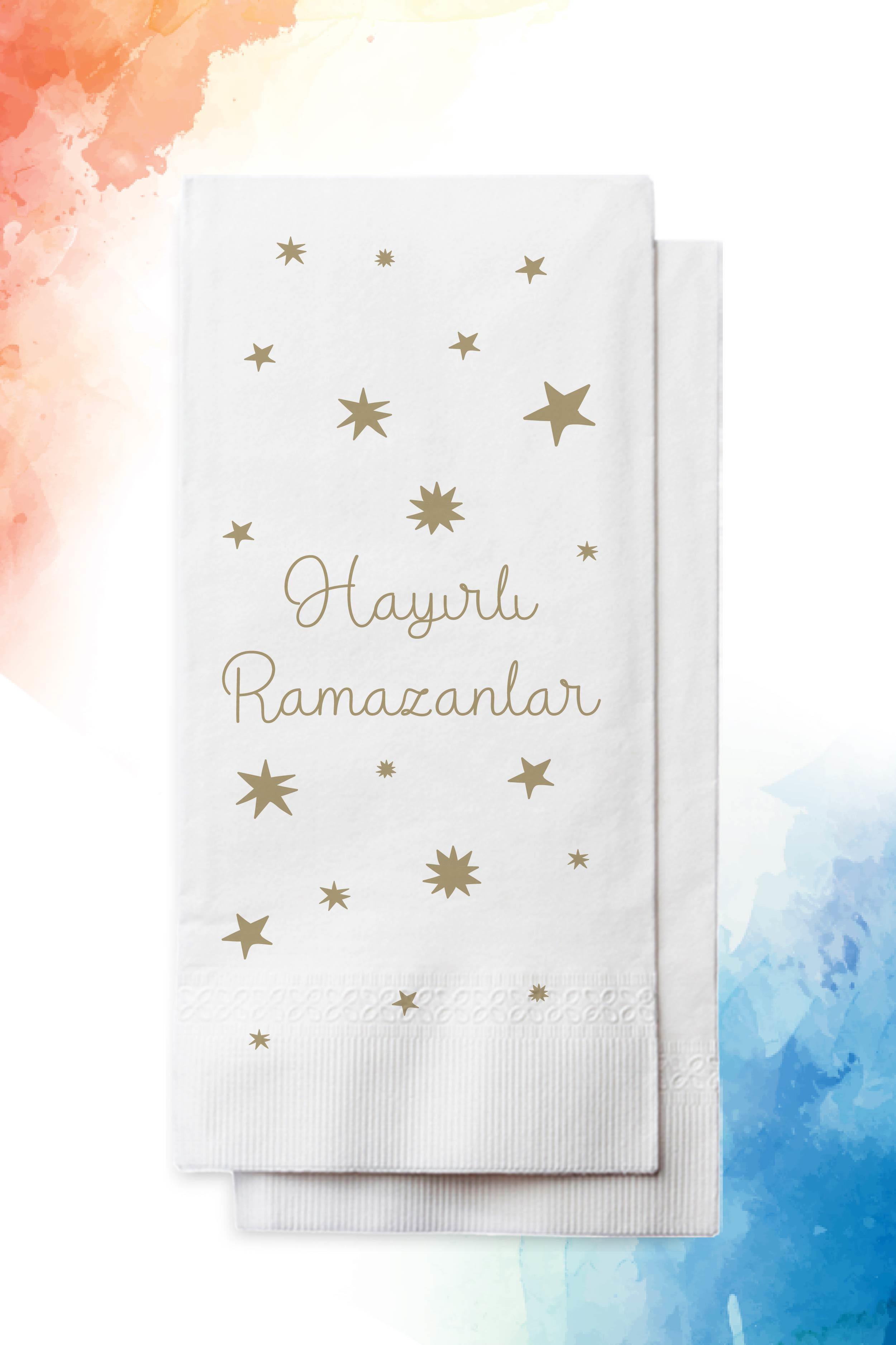Hayırlı Ramazanlar Baskılı Peçete | PGBT 77