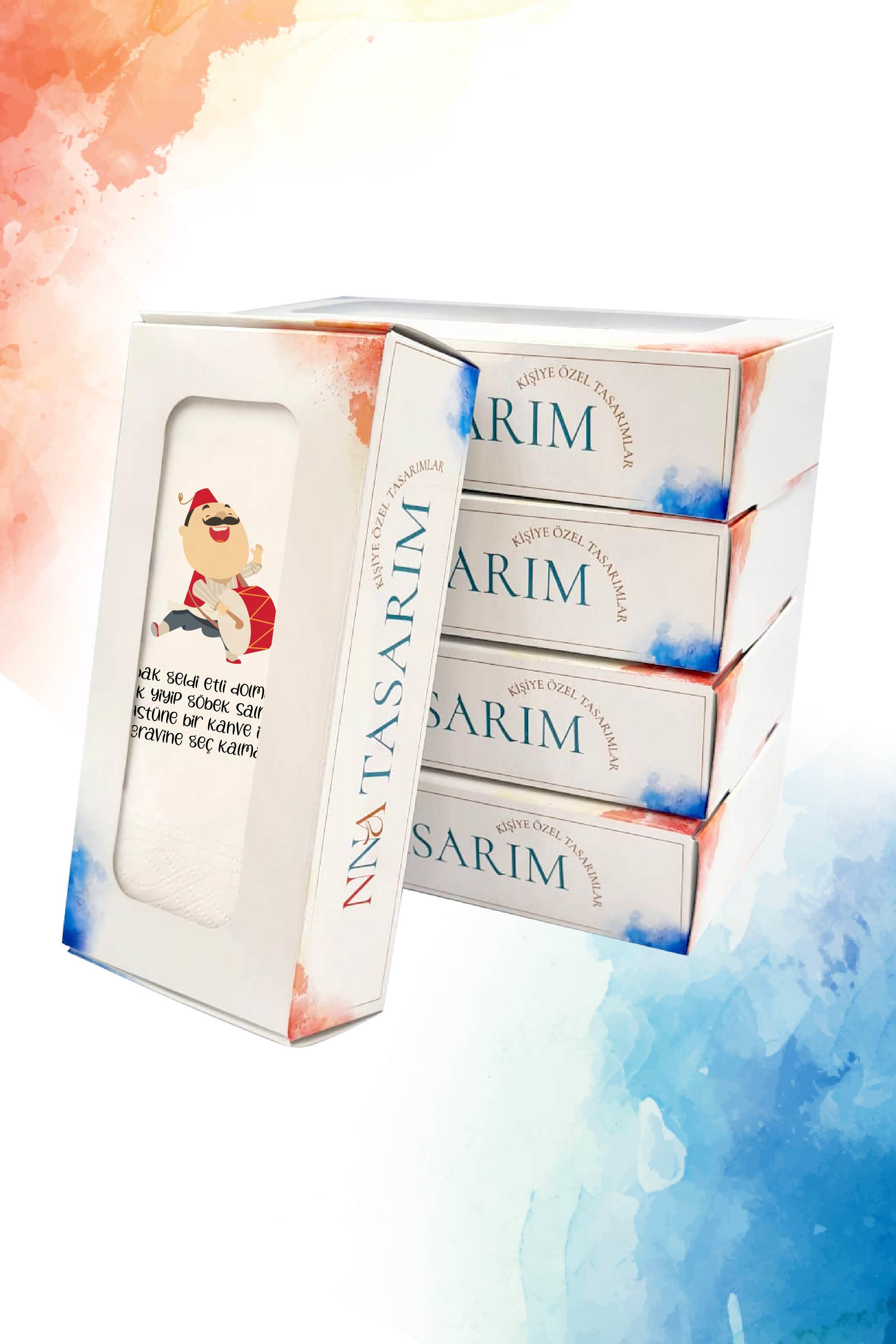 Ramazan Davulcusu figürlü Manili Peçete | PGBT83