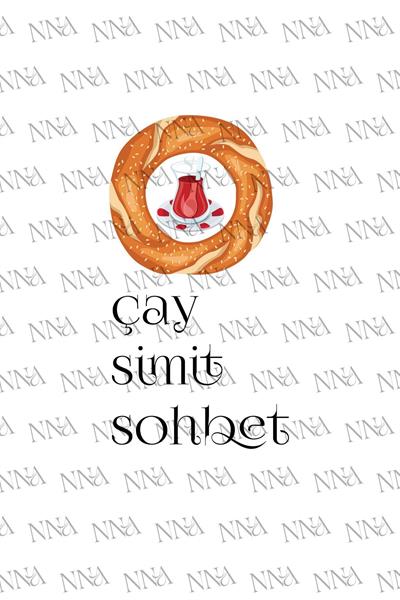 Çay Simit Konuşan Peçete | PGBT123