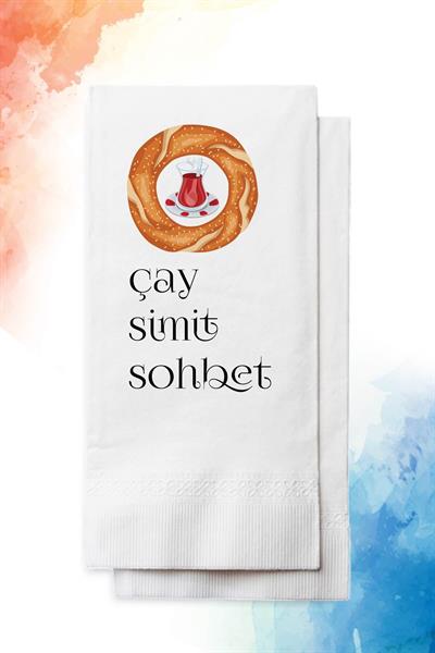 Çay Simit Konuşan Peçete | PGBT123
