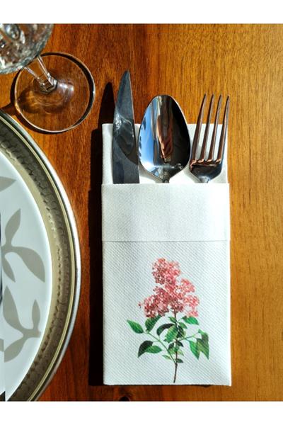 SÜMBÜL Figürlü Airlaid Cepli Sunum  Peçete | PABT26