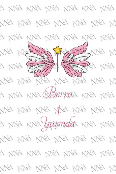 Kız Bebek Doğum Günü Hediyeliği Küçük Boy Kağıt Çanta | PERİ | BKBT97