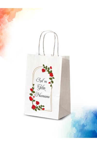 Kına Hediyeliği Küçük Boy Kağıt Çanta | GELİN HAMAMI| BKBT24