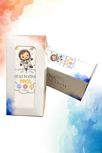 Astronot Figürlü Doğum Günü Peçete | PGBT60