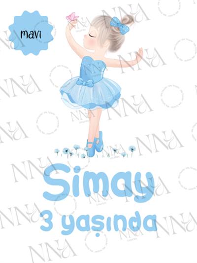 Kız Çocuk Doğum Günü Peçetesi | BALERİN | PGBT66