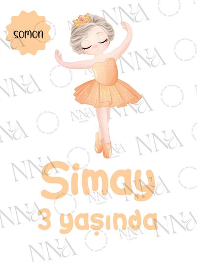 Kız Çocuk Doğum Günü Peçetesi | BALERİN | PGBT66