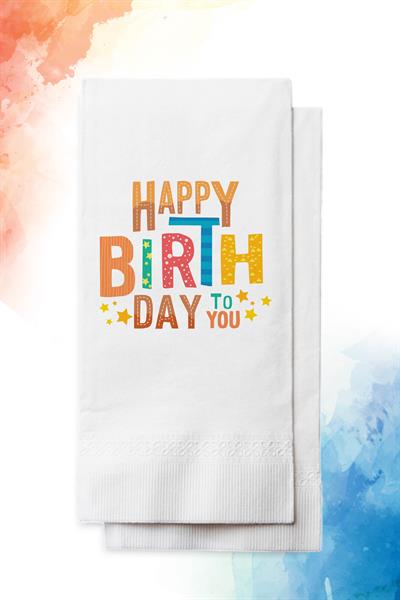 Happy Birthday Peçete | PGBT54