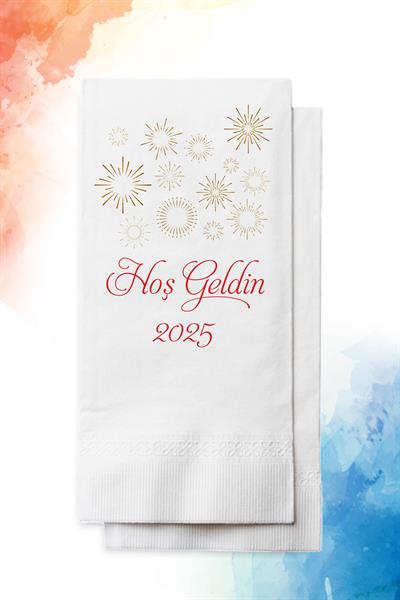 Hoş Geldin 2025 Peçete | YILBAŞI | PGBT62