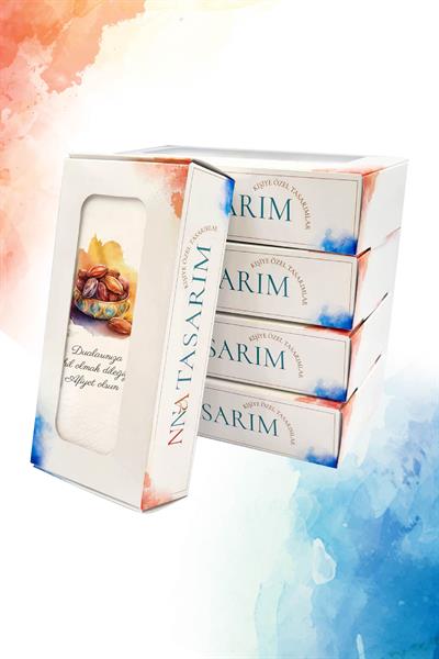 Hurma Tabağı Baskılı  Konuşan Peçete | PGBT55