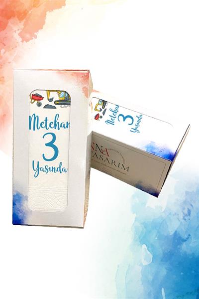 İnşaat Temalı Doğum Günü Peçetesi | PGBT128