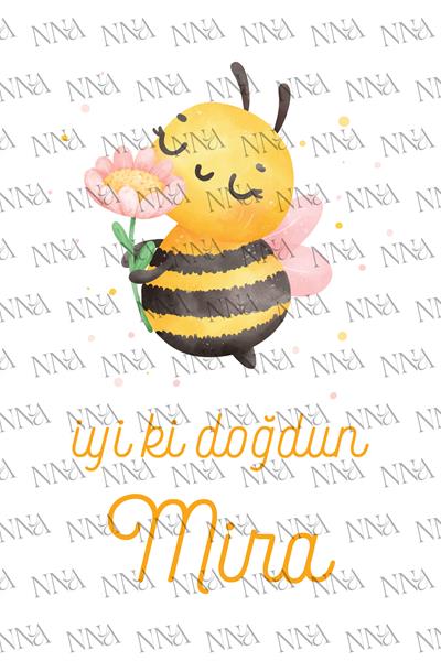 Kız Bebek Mevlid Hediyeliği Küçük Boy Kağıt Çanta | ARI | BKBT194
