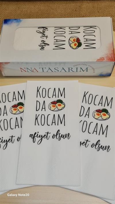 Kocam da Kocam Konuşan Peçete | PGBT114