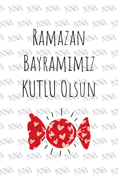Konuşan Peçete | RAMAZAN BAYRAMI ŞEKER TEMALI  | PGBT162