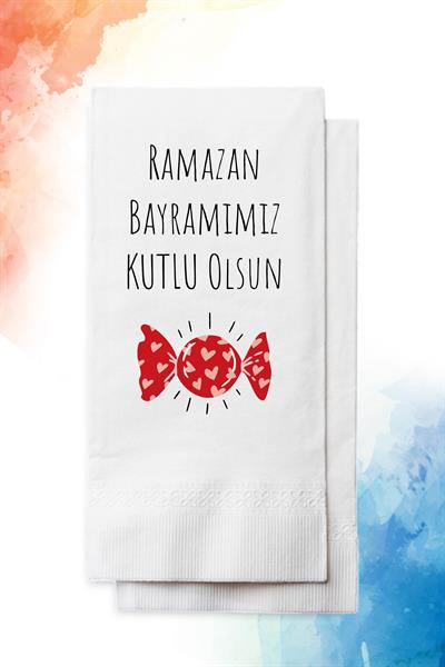 Konuşan Peçete | RAMAZAN BAYRAMI ŞEKER TEMALI  | PGBT162