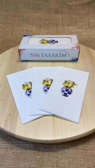 BLEU BLANC Peçete | LİMON ÇİÇEĞİ | PGBT119