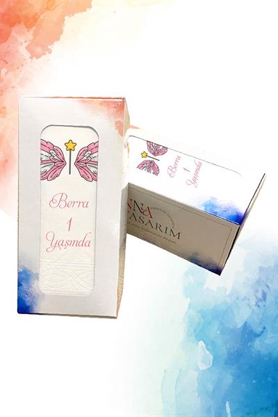 Melek Kanadı Doğum Günü Peçetesi |PGBT97