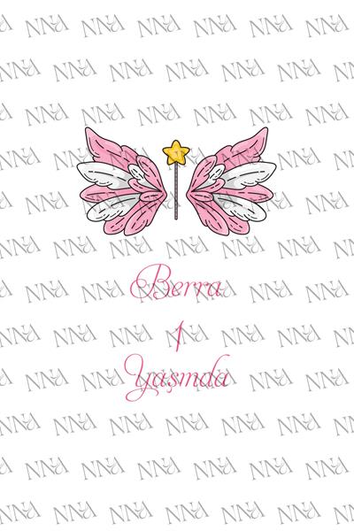 Melek Kanadı Doğum Günü Peçetesi |PGBT97