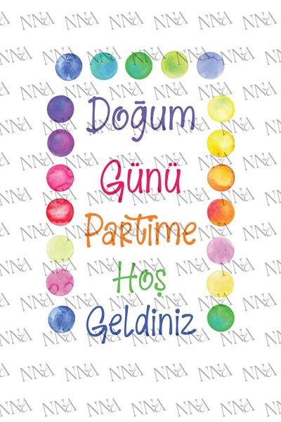 Doğum Günü Peçetesi |RENK PALETİ |  PGBT103